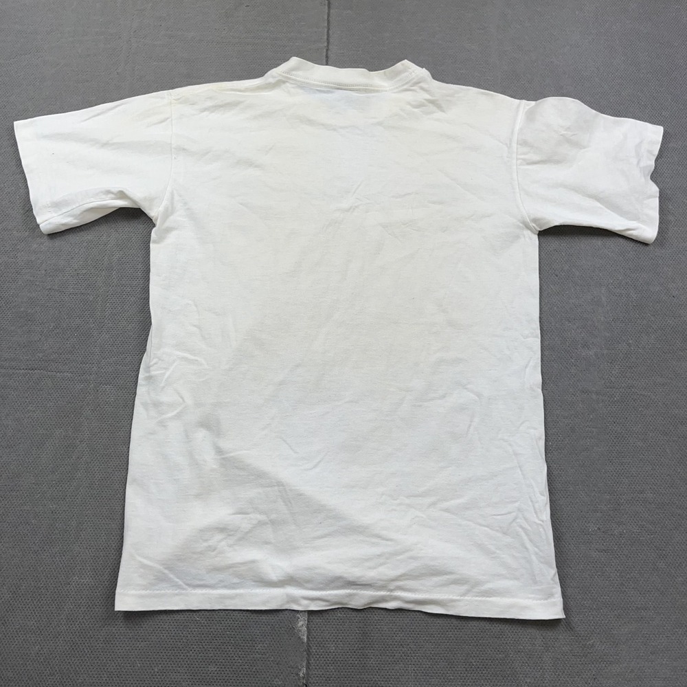 Vintage Chicago Bulls Shirt Mens Medium White NBA Basketball Champs Salem 90s - Picture 8 of 15